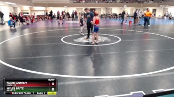 80 lbs Quarterfinals (8 Team) - Myles Britz, Foley vs Falon Antony, Canby