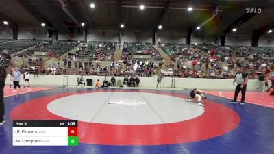 85 lbs Final - Braden Flowers, Grindhouse Wrestling vs Walker Compton, Roundtree Wrestling Academy