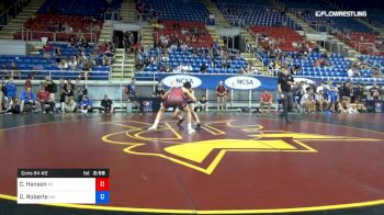 152 lbs Cons 64 #2 - Cole Hansen, Wisconsin vs Devin Roberts, Minnesota