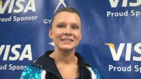 Olympian Bridget Sloan 3rd Place after Night 1 of 2009 Visa Championships