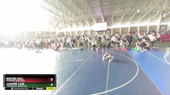 73 lbs Cons. Round 2 - Kolter Hall, Pleasant Grove/TUG vs Cooper Case, Timpanogos Wrestling