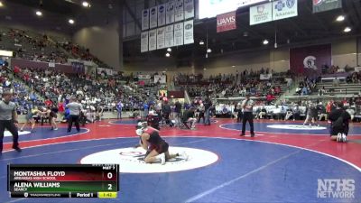 5A 115 lbs Semifinal - Alena Williams, Searcy vs Montashia Floyd, Arkansas High School