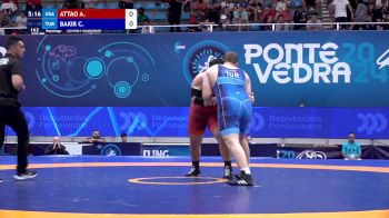 130 kg Repechage - Aden Ikaika Hammar Attao, United States vs Cemal Yusuf Bakir, Turkiye