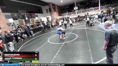 144 lbs Cons. Round 3 - Braxton Beard, Central Valley vs Samuel Cummings, Lakeside