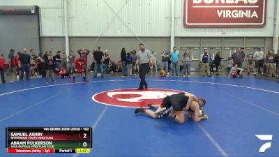 102 lbs Cons. Round 2 - Abram Fulkerson, Wild Buffalo Wrestling Club vs Samuel Ashby, Riverheads Youth Wrestling