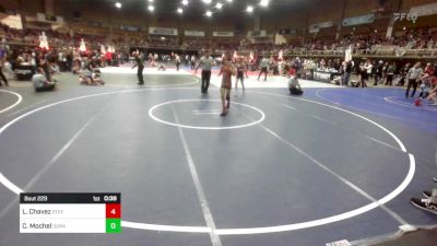 88 lbs Consi Of 4 - Luka Chavez, Steel City Reloaded WC vs Carter Mochel, Duran Elite