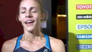 Jenny Barringer interview cut short Berlin World Champs