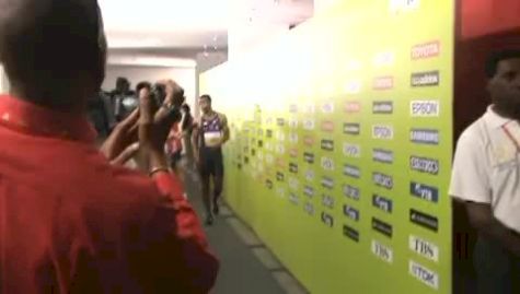 Tyson Gay stops for Mark after 2nd round Berlin World Champs