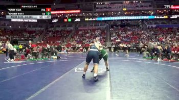 3A-285 lbs Quarterfinal - Kaden Stitt, Iowa City, West vs Cary Cox, Pleasant Valley
