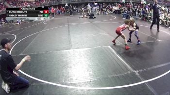 49-50 lbs Quarterfinal - Olivia Nekolite, Pioneer Wrestling Club vs Hadley Marvin, Millard South Wrestling Club