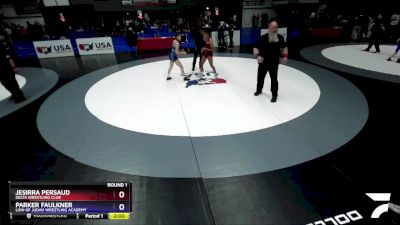 100-106 lbs Round 1 - Jesirra Persaud, Delta Wrestling Club vs Parker Faulkner, Lion Of Judah Wrestling Academy