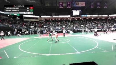 128 lbs Quarterfinal - Haden Bowman, BRN3 vs Nathan Skolnik, NOCA