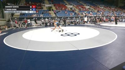 106 lbs Champ. Rd Of 64 - Andrew Garcia, California vs Jaden Uhde, Delaware