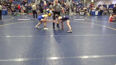 112 lbs Round Of 32 - Raya Sentipal, Burgettstown vs Angelina Calabrace, Derry