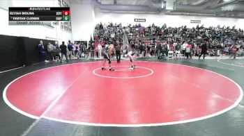 190 lbs Champ. Round 1 - Elyjah Molina, Skyview vs Tristan Clemen, Chaparral