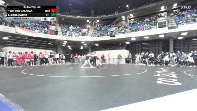 135 lbs Champ. Round 1 - Alyssa Galarza, Aurora (East) vs Alyssa Hardt, Belleville (West)