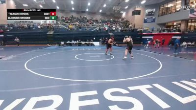 285 lbs Quarterfinal - Isaiah Rivera, Conroe Caney Creek vs Jackson Stoner, Rockwall