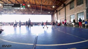 90 lbs Consolation - Rayden Wishard, Claremore Wrestling Club vs Tracer Mead, Eufaula Ironheads Wrestling Club