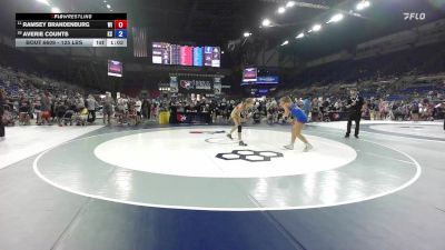 125 lbs Cons. Rd Of 16 - Ramsey Brandenburg, WI vs Averie Counts, KS