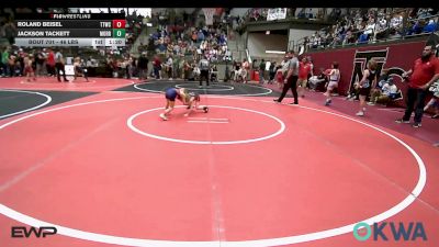 46 lbs Quarterfinal - Roland Beisel, Team Tulsa Wrestling Club vs Jackson Tackett, Morris Eagle Wrestling Club