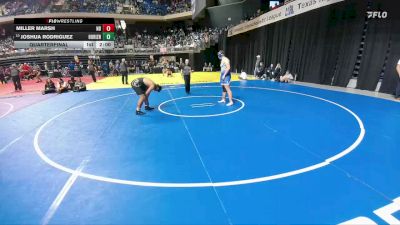 5A 285 lbs Quarterfinal - Joshua Rodriguez, Clint Horizon vs Miller Marsh, New Braunfels