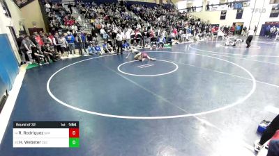 114 lbs Round Of 32 - Robby Rodriguez, St. Peter's Prep vs Hunter Webster, Conwell-Egan Catholic