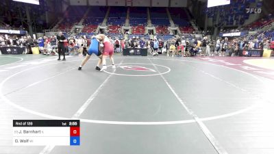 285 lbs Rnd Of 128 - Jackson Barnhart, IL vs Dalton Wolf, WI