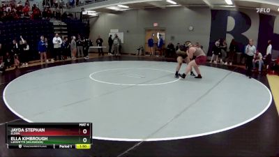 190 lbs. Champ. Round 2 - Jayda Stephan, Eldon vs Ella Kimbrough, Lafayette (Wildwood)