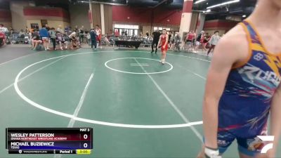 126 lbs Cons. Round 2 - Wesley Patterson, Ohana Northeast Wrestling Academy vs Michael Buziewicz, Texas