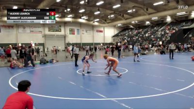 120 lbs Round 1 - Emmett Alexander, Golden Eagle Wrestling Club vs Alexis Loarca, BV Bison