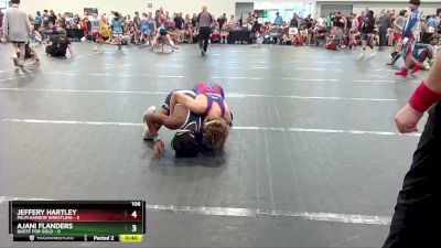 106 lbs Round 3 (6 Team) - Ajani Flanders, Quest For Gold vs Jeffery Hartley, Palm Harbor Wrestling