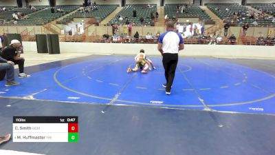 110 lbs Consolation - Carter Smith, Georgia vs Morgan Huffmaster, The Storm Wrestling Center