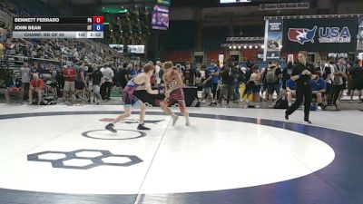 120 lbs Champ. Rd Of 64 - Bennett Ferraro, Pennsylvania vs John Bean, Connecticut