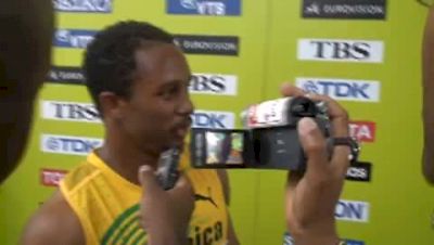 Michael Frater after semis Berlin World Champs