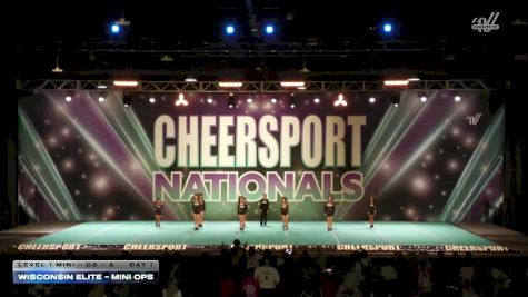 Wisconsin Elite - Mini Ops [2026 L1 Mini - D2 - A Day 1] 2026 CHEERSPORT National All Star Cheerleading Championship