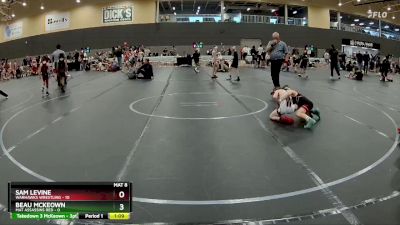 56 lbs Round 2 (6 Team) - Sam Levine, Warhawks Wrestling vs Beau McKeown, Mat Assassins Red