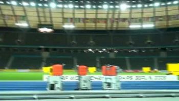 Waiting for Bolt and Asafa after 100 final