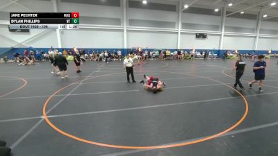 106 lbs Quarterfinal - Jake Pechter, Unattached vs Dylan Phillips, Unattached