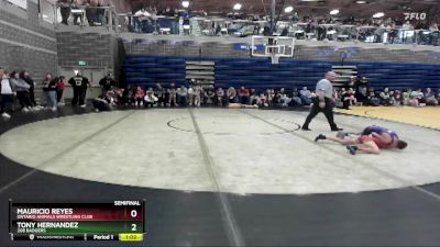 66 lbs Semifinal - Mauricio Reyes, Ontario Animals Wrestling Club vs Tony Hernandez, 208 Badgers