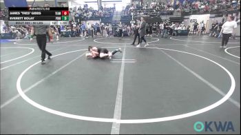 90 lbs Rr Rnd 1 - James "Tres" Gibbs, Team Guthrie Wrestling vs Everett Bolay, Perry Wrestling Club