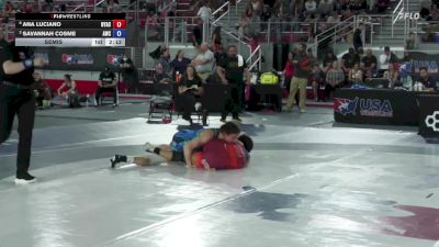 62 lbs Semis - Ana Luciano, New York Athletic Club/King WC vs SaVannah Cosme, Atreus Wrestling Club