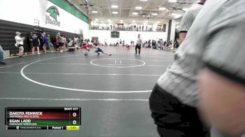 126 lbs Champ. Round 3 - Dakota Fenwick, Van Buren High School vs Egan Ladd, Chickasha Wrestling