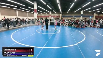 136 lbs Cons. Round 3 - Carley Shults, Valor Wrestling Club vs Paula Caires, Jflo Trained