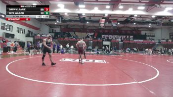 174 lbs 7th Place Match - Drew Clearie, Brown vs Taye Wilson, Little Rock