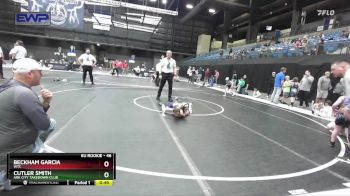 46 lbs Cons. Semi - Cutler Smith, Ark City Takedown Club vs Beckham Garcia, WTC