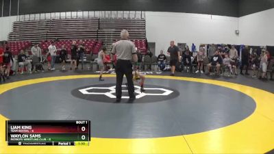 60 lbs Quarterfinals (8 Team) - Liam King, Team Revival vs Waylon Sams, Patriots Wrestling Club