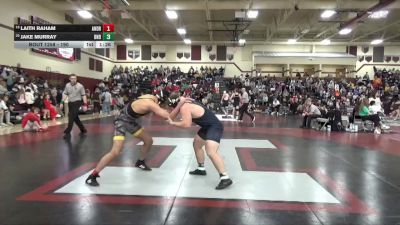 190 lbs 19th Place Match - Jake Murray, Burlington Notre Dame vs Laith Raham, Tinley Park (Andrew)