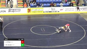 89 lbs Round Of 64 - Jasper Kling, York Suburban vs Mason Groner, Saegertown