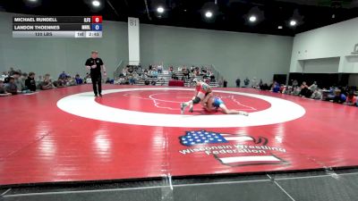 120 lbs Michael Rundell, Illinois Freestyle vs Landon Thoennes, Minnesota Blue