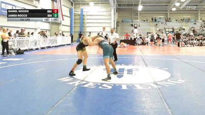 152 lbs Rr Rnd 2 - Daniel Woods, MetroWest United Lightning - HSB vs James Rocco, Iron Faith Gold - HSB
